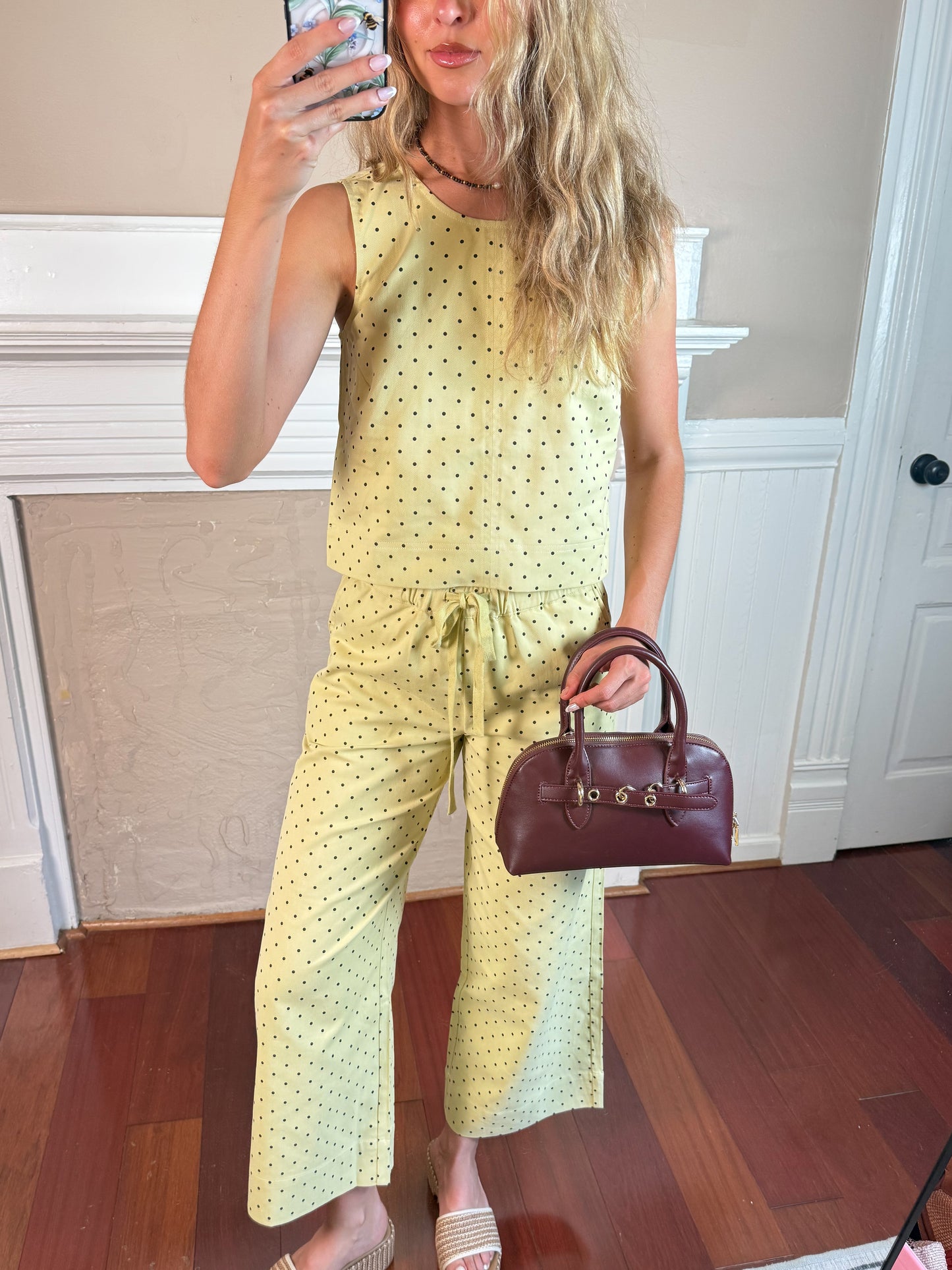 Luna Polka Dot Top and Pants Set