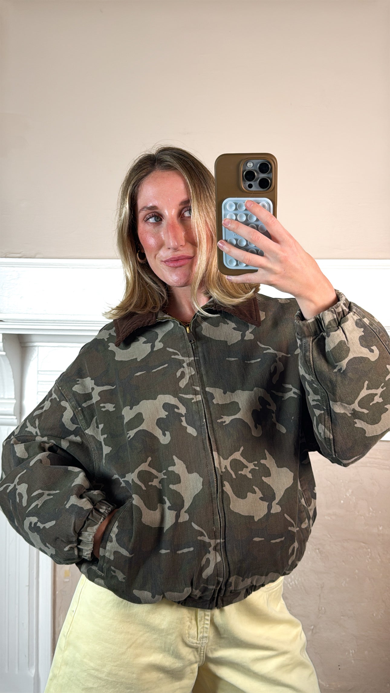 Camouflage Bomber Jacket
