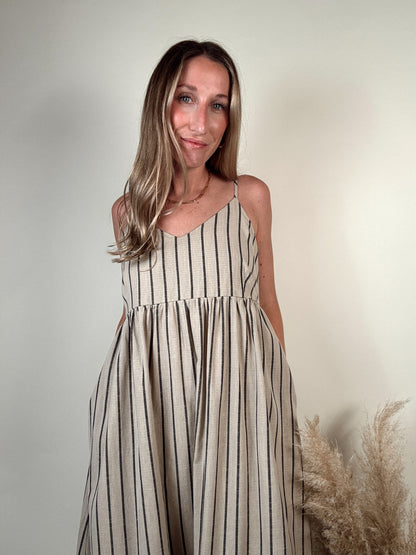 Savannah Striped Maxi Dress