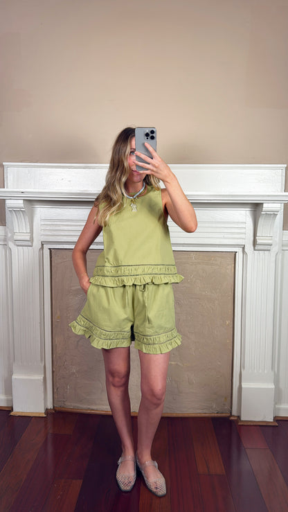 Matcha Top and Shorts Set