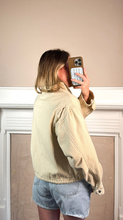 Washed Beige Jacket