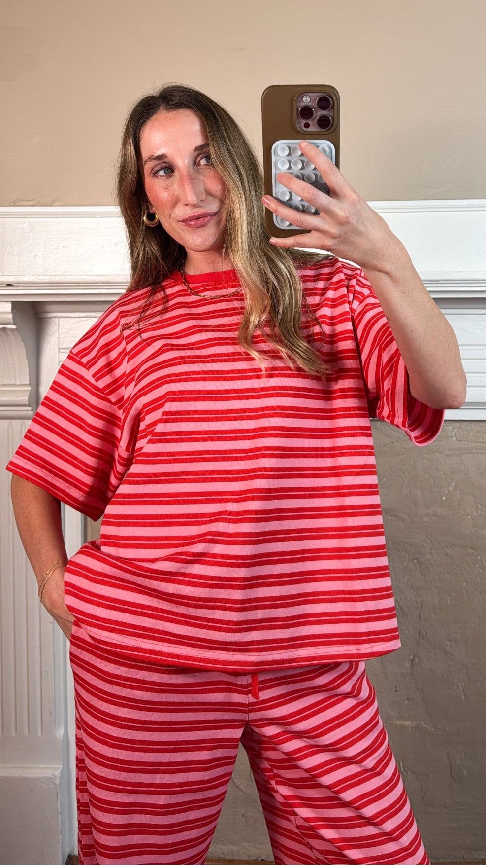 Marina Striped Top and Pants Set