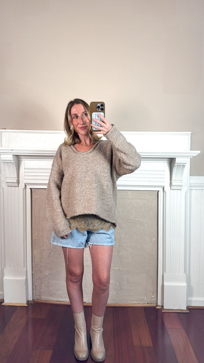 Danielle V-Neck Soft Pullover