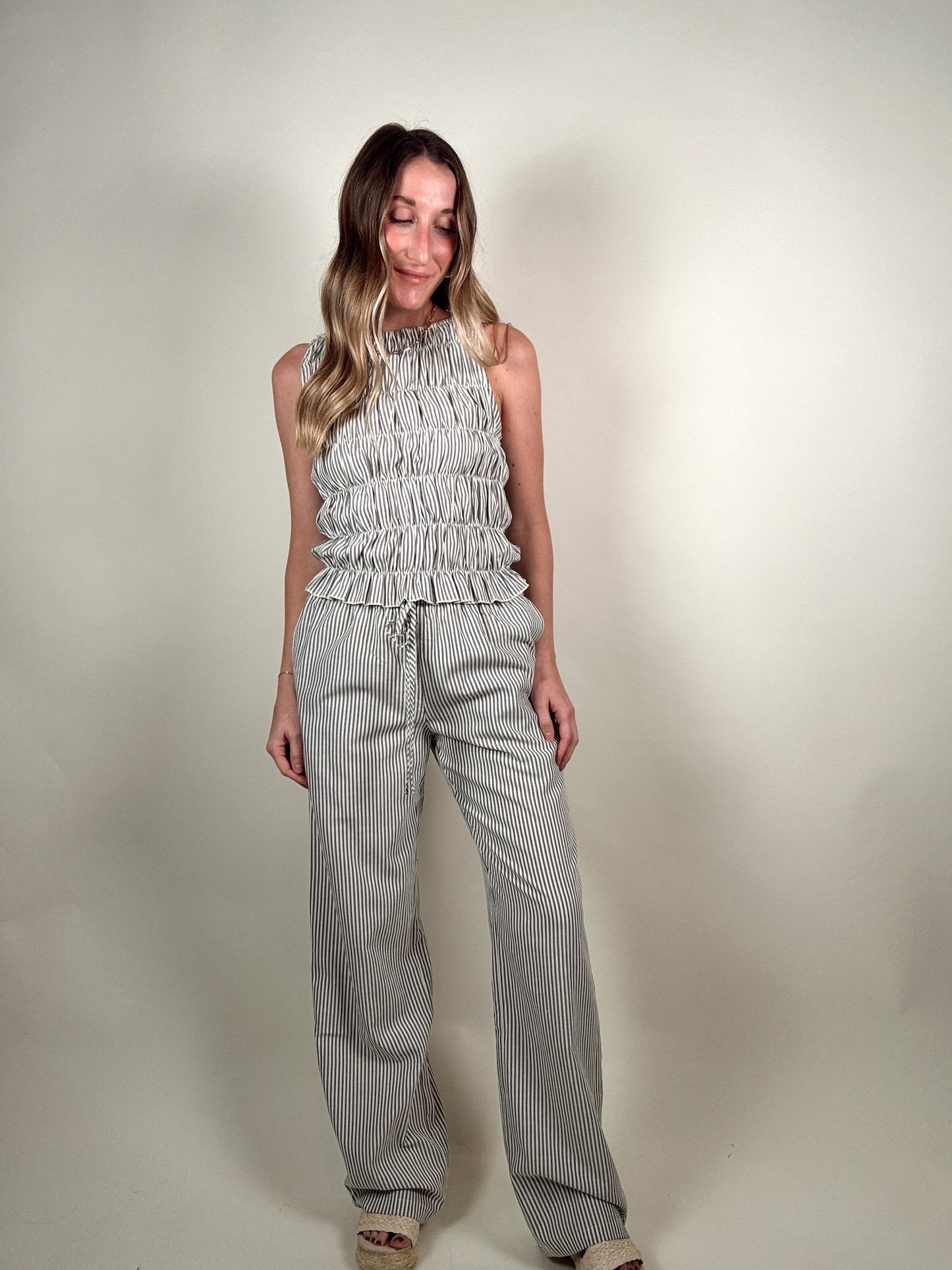 Posey Smocked Top and Pants Set