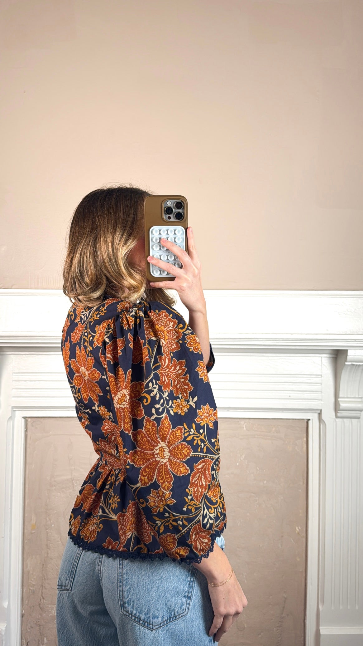 Eden Floral Peplum Blouse