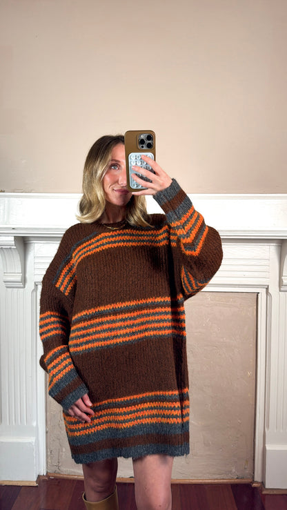 Striped Sweater Dress