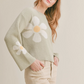 Flower Market Sweater  Flared sleeves Floral details 100% Polyester  Color: Pistachio Stay fashionable and warm in this Flower Market Sweater. This floral print sweater will be your go-to for every occasion. It's perfect for adding a touch of style to your wardrobe while staying comfortably cozy.
