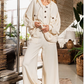 Wondering Wide Leg French Terry Pants