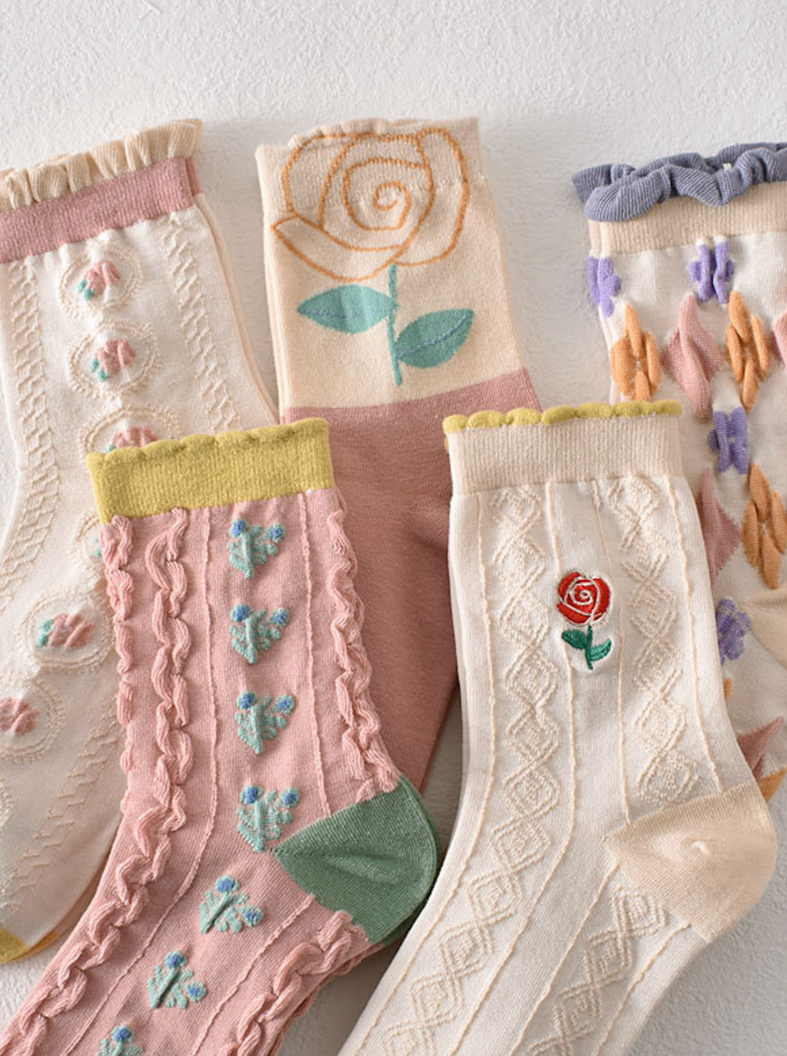 Floral Elegance Socks