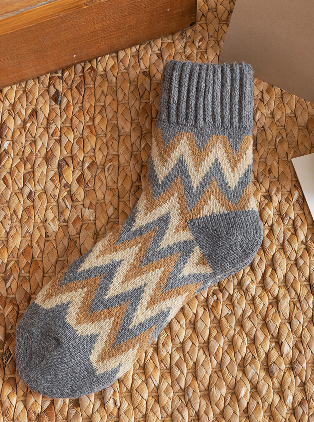 Vintage Warm Socks - Men's Wool Winter Socks