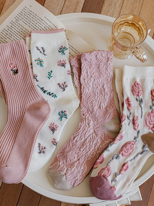 Vintage Romance Socks