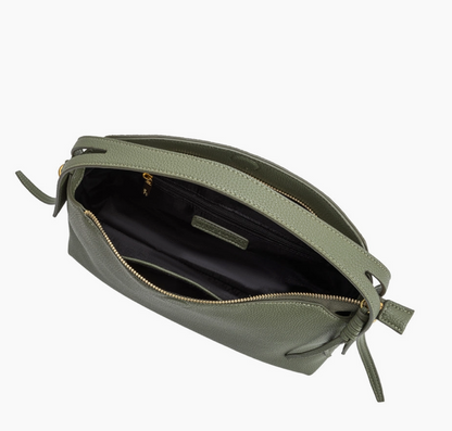 Emory Sage Recycled Vegan Leather Top Handle Bag