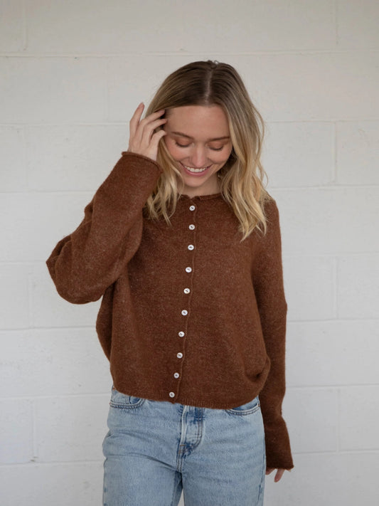 Nola Cardigan - Brown