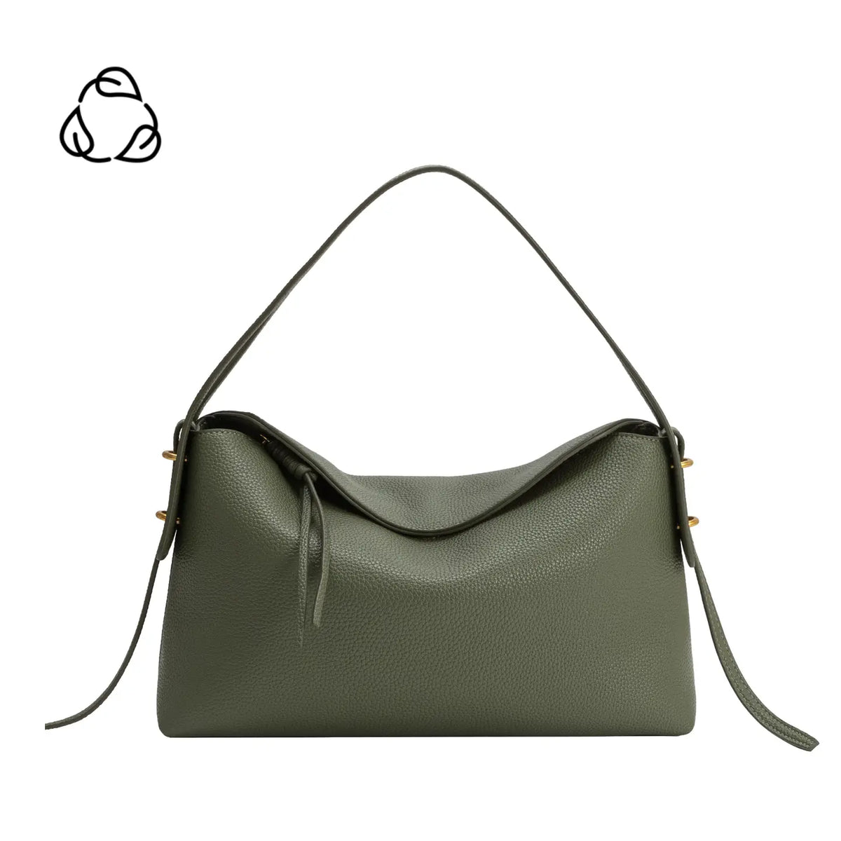 Emory Sage Recycled Vegan Leather Top Handle Bag