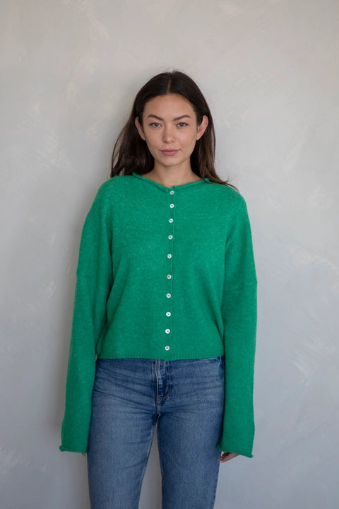 Nola Cardigan - Kelly Green