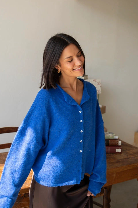 Nola Cardigan - Royal Blue