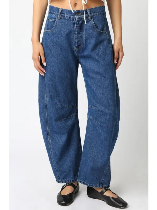 Susan Denim Baggy Pants
