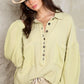 Highlands Thermal Button Up Top