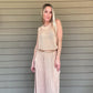 Paradise Cove Crochet Midi Dress - Blush  Sleeveless crochet midi dress Perfect bathing suit cover up 100% Acrylic Color: Blush This Paradise Cove Crochet Midi Dress is perfect for summer days. Crafted with high-quality crochet, it features an elegant design that's timeless and stylish. With its lightweight fabric, you'll stay cool and comfortable all day. Look beautiful in this must-have dress.