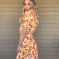 Cut Out Maxi Dress Plunging neckline Elastic waistline